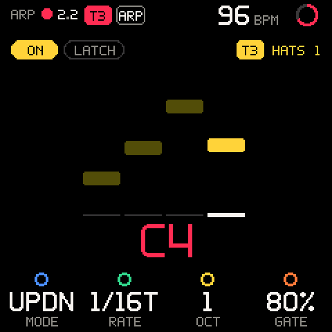 ARP: UPDN recording on T3