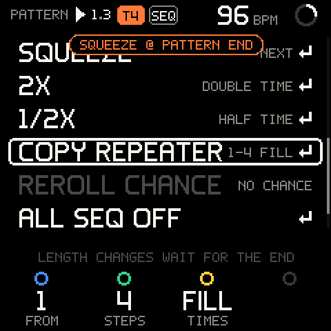 SEQ > PATTERN, the copy repeater