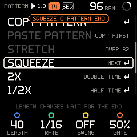 SEQ > PATTERN: SQUEEZE waits for the pattern end