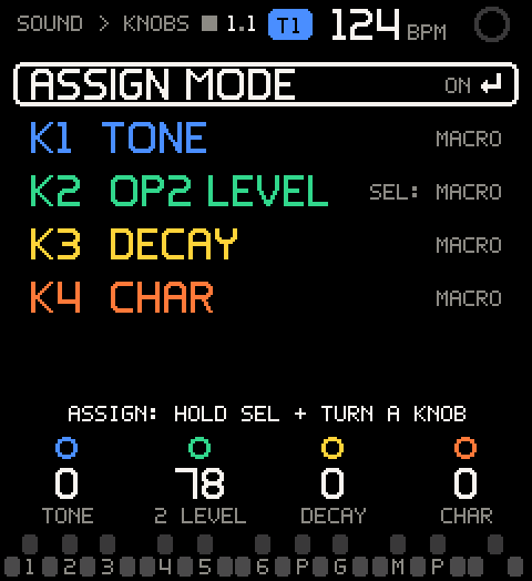 KNOBS: K2 carries OP2's LEVEL