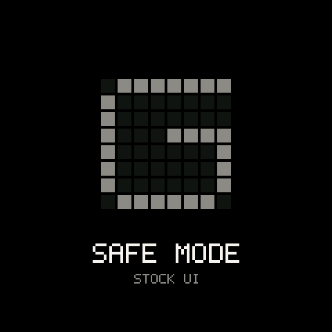 Safe mode: the stock firmware with Groove OS switched off