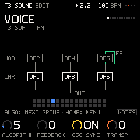 FM VOICE: the algorithm, the feedback loop, where it sits among the 32.